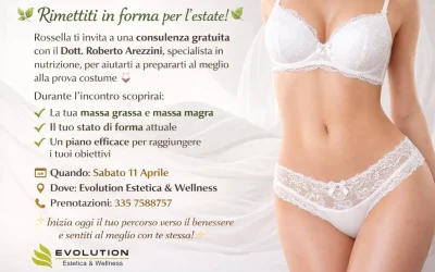 Consulenza nutrizionale gratuita – Rimettiti in forma per l’estate